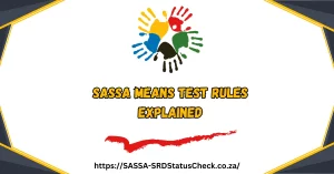 SASSA Means Test Rules Explained