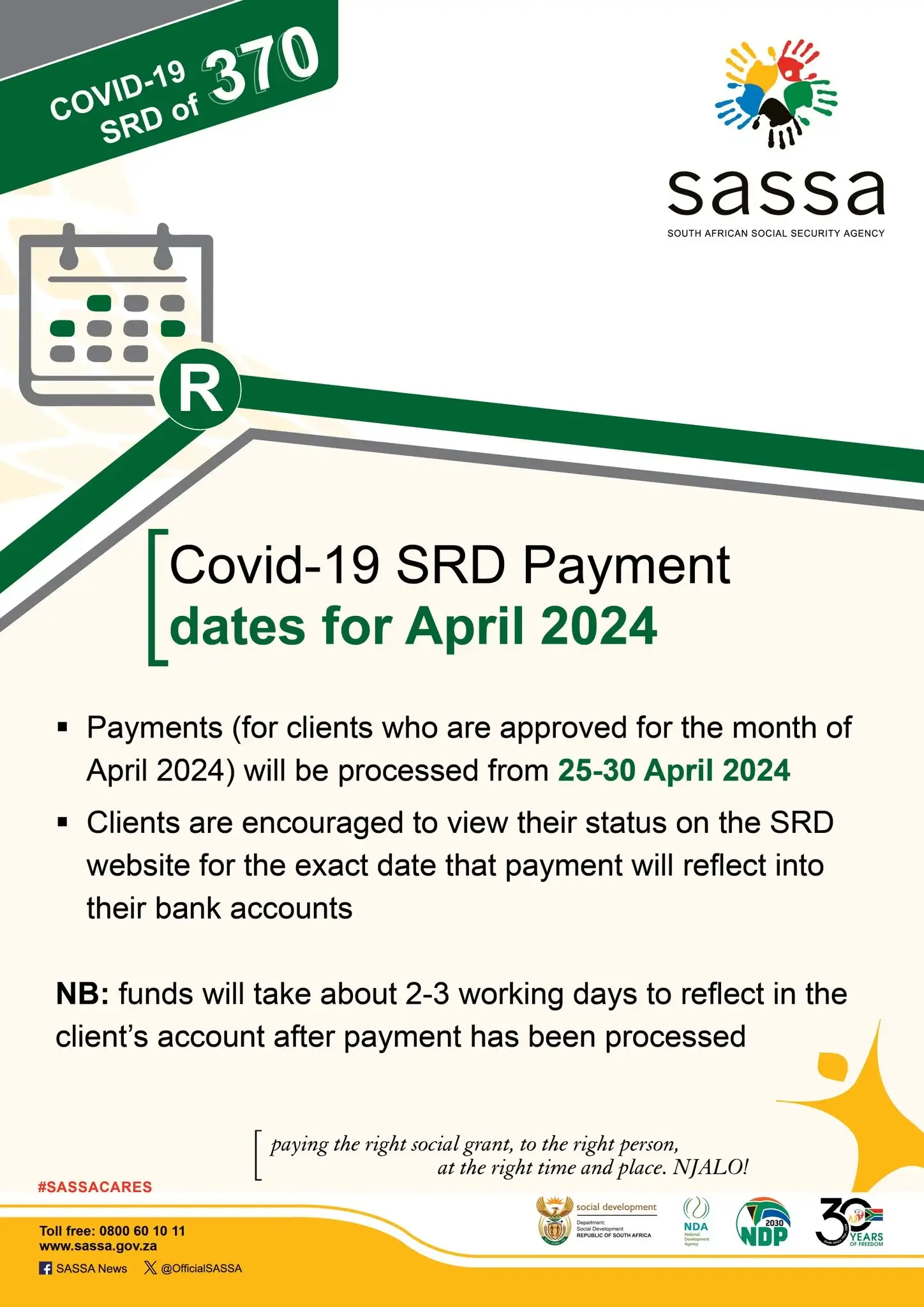 srd r350 April 2024 dates 