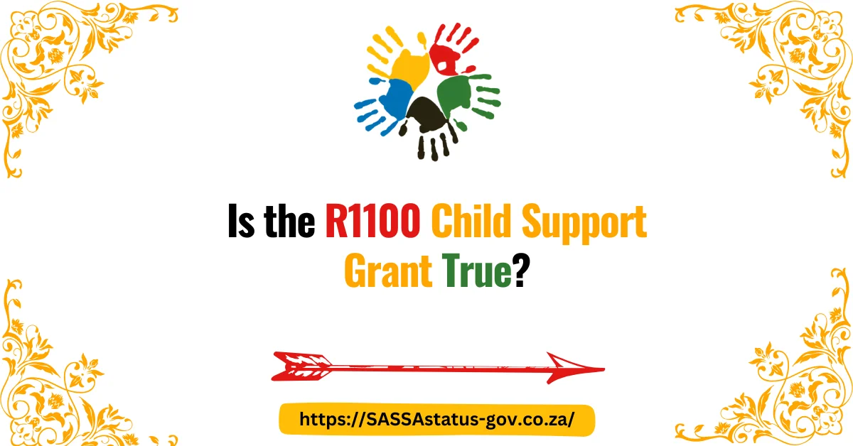 Is the R1100 Child Support Grant True?