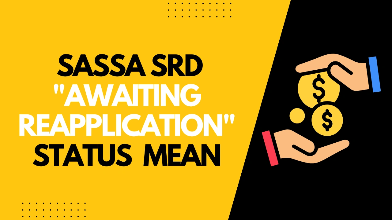 What Does SASSA SRD "Awaiting Reapplication" Status Actually Mean?
